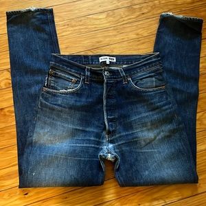 Re/Done x Levis repurposed skinny jeans